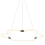 JONATHAN Y Lighting Nuvola 32" Wide LED Abstract Chandelier Black