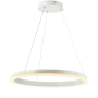 JONATHAN Y Lighting Baxter 24" Wide LED Ring Chandelier Matte White