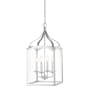 JONATHAN Y Lighting Ruth 4 Light 11" Wide LED Multi Light Pendant Silver