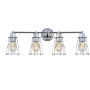 JONATHAN Y Lighting Evelyn 4 Light 30" Wide Bathroom Vanity Light Chrome