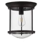 JONATHAN Y Lighting Single Light 10" Wide LED Flush Mount Ceiling Fixture Oil Rubbed Bronze