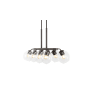 JONATHAN Y Lighting Julian 8 Light 34" Wide LED Linear Pendant Oil Rubbed Bronze