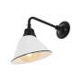 JONATHAN Y Lighting Croydon 15" Tall Indoor/Outdoor LED Wall Sconce White / Black