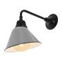 JONATHAN Y Lighting Croydon 15" Tall Indoor/Outdoor LED Wall Sconce Gray / Black