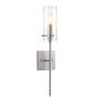 JONATHAN Y Lighting Cato 21" Tall LED Bathroom Sconce Nickel