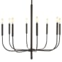JONATHAN Y Lighting Amoros 8 Light 28" Wide LED Candle Style Chandelier Oil Rubbed Bronze