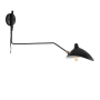 JONATHAN Y Lighting Frank 17" Tall LED Wall Sconce Black / Brass Gold