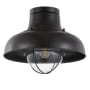 JONATHAN Y Lighting Cameron 13" Wide LED Semi-Flush Ceiling Fixture Oil Rubbed Bronze