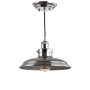 JONATHAN Y Lighting Felix, Bedford 11" Wide LED Pendant Chrome