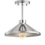 JONATHAN Y Lighting Cisco 12" Wide LED Pendant Chrome