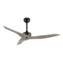 JONATHAN Y Lighting Aldrin 50" 3 Blade Indoor Smart Ceiling Fan Gray Wood