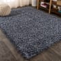 JONATHAN Y Lighting Mercer Shag 3' x 5' Shag Polypropylene Solid Indoor Area Rug Denim Blue