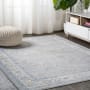 JONATHAN Y Lighting Modern Persian 4' x 6' Polypropylene Botanical, Moroccan & Tribal, Traditional, and Vintage Indoor Area Rug Gray / Blue