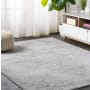 JONATHAN Y Lighting Modern Persian 5-1/4' x 7-1/2' Polypropylene Botanical, Moroccan & Tribal, Traditional, and Vintage Indoor Area Rug Light Gray
