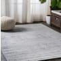 JONATHAN Y Lighting Modern Persian 3' x 5' Polypropylene Botanical, Traditional, and Vintage Indoor Area Rug Light Gray