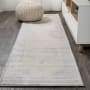JONATHAN Y Lighting Modern Persian 2-1/4' x 10' Polypropylene Traditional and Vintage Indoor Runner Gray / Ivory