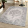 JONATHAN Y Lighting Modern Persian 3' x 5' Polypropylene Traditional and Vintage Indoor Area Rug Gray / Ivory