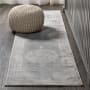 JONATHAN Y Lighting Modern Persian 2-1/4' x 10' Polypropylene Traditional and Vintage Indoor Runner Gray / Dark Gray
