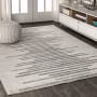 JONATHAN Y Lighting Moroccan HYPE 4' x 6' Polypropylene Moroccan & Tribal Indoor Area Rug Cream / Gray