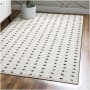 JONATHAN Y Lighting Moroccan Hype 5' x 8' Shag Polypropylene Moroccan & Tribal Indoor Rectangular Area Rug White / Gray