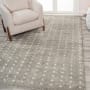 JONATHAN Y Lighting Moroccan Hype 5' x 8' Shag Polypropylene Moroccan & Tribal Indoor Rectangular Area Rug Gray / Ivory