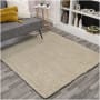 JONATHAN Y Lighting Natural Fiber 5' x 5' Jute Solid Indoor Square Area Rug Light Ivory
