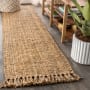 JONATHAN Y Lighting Natural Fiber 2' x 10' Jute Solid Indoor Runner Natural
