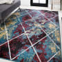 JONATHAN Y Lighting Supersoft 3' x 5' Polypropylene Geometric and Solid Indoor Area Rug Multi / White