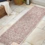 JONATHAN Y Lighting Santa Monica 2-1/4' x 8' Polypropylene Vintage Traditional Indoor / Outdoor Runner Red / Taupe