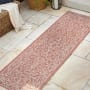 JONATHAN Y Lighting Santa Monica 2-1/4' x 10' Polypropylene Vintage Indoor/Outdoor Runner Red / Beige