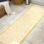 JONATHAN Y Lighting Santa Monica 2-1/4' x 10' Polypropylene Vintage Indoor/Outdoor Runner Cream / Yellow