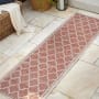 JONATHAN Y Lighting Santa Monica 2-1/4' x 8' Polypropylene Moroccan & Tribal Indoor/Outdoor Runner Red / Beige