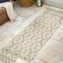 JONATHAN Y Lighting Santa Monica 2-1/4' x 10' Polypropylene Moroccan & Tribal Indoor/Outdoor Runner Beige / Green