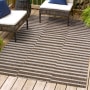 JONATHAN Y Lighting Santa Monica 5-1/4' x 7-1/2' Polypropylene Geometric, Moroccan & Tribal, and Striped Indoor/Outdoor Area Rug Brown / Beige