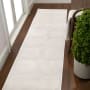 JONATHAN Y Lighting Sandstone 2' x 8' Polyester Geometric and Trellis Indoor Runner White / Cream