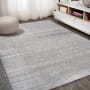 JONATHAN Y Lighting Silk Orchid 2-3/4' x 5' Polypropylene Traditional Indoor Area Rug Gray / Blue