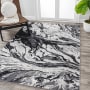 JONATHAN Y Lighting Silk Orchid 4' x 6' Polypropylene Abstract Indoor Area Rug Black / Ivory