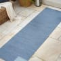 JONATHAN Y Lighting Tuscan Sun Collection 2-1/4' x 8' Polypropylene Solid Indoor/Outdoor Runner Blue