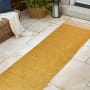 JONATHAN Y Lighting Tuscan Sun 2' x 7-3/4' Border and Solid Indoor/Outdoor Runner Yellow / Cream