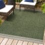 JONATHAN Y Lighting Tuscan Sun 3' x 5' Border and Solid Indoor/Outdoor Rectangular Area Rug Green / Cream