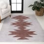 JONATHAN Y Lighting Washable 8-3/4' x 12' Polypropylene Geometric and Moroccan & Tribal Indoor Rectangular Area Rug Gray / Brown