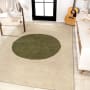 JONATHAN Y Lighting Washable 7-3/4' x 10' Polypropylene Geometric Indoor Rectangular Area Rug Cream / Olive