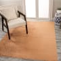 JONATHAN Y Lighting Washable 7-3/4' x 10' Polyester Solid Indoor Rectangular Area Rug Terra