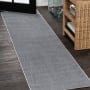 JONATHAN Y Lighting Washable 2' x 7-3/4' Polyester Solid Indoor Runner Gray