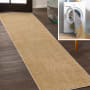 JONATHAN Y Lighting Washable 2' x 7-3/4' Polyester Solid Indoor Runner Yellow
