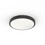 Juno Lighting Lacuna 14" Wide 5-CCT Switchable White LED Flush Mount Ceiling Fixture Matte Black