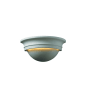 Justice Design Group Ambiance 5" Tall Wall Sconce Bisque