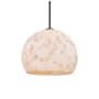 Justice Design Group Globe 17" Wide Pendant Matte Black