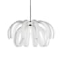 Justice Design Group Danubio 28" Wide LED Crystal Chandelier - with Bohemia Shade Polished Chrome / White