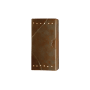 Justice Design Group Ambiance 2 Light 14" Tall Wall Sconce with Perforations Tierra Red Slate